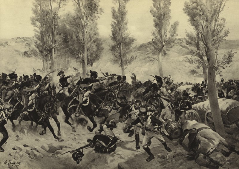 Batalha de Vitória, 1813 (gravura) de Henri Louis Dupray