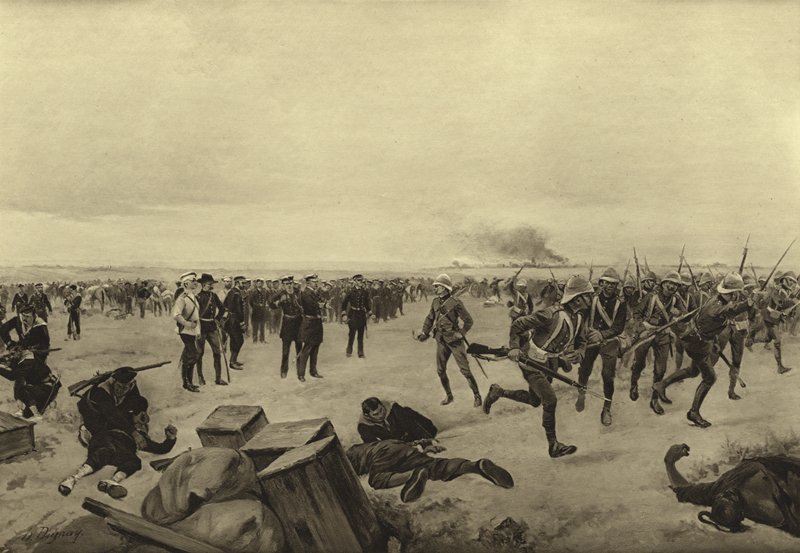 Defesa da Legação Chinesa, 1900 (gravura) de Henri Louis Dupray