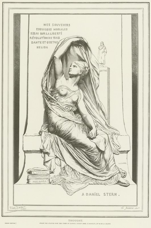 Alegoria do Pensamento de Henri Michel Antoine Chapu