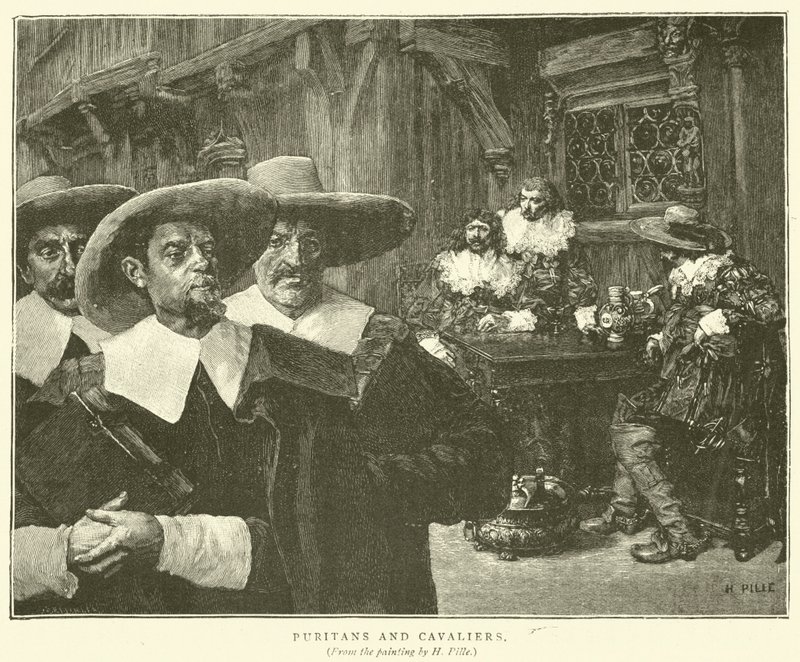 Puritanos e Cavaleiros de Henri Pille