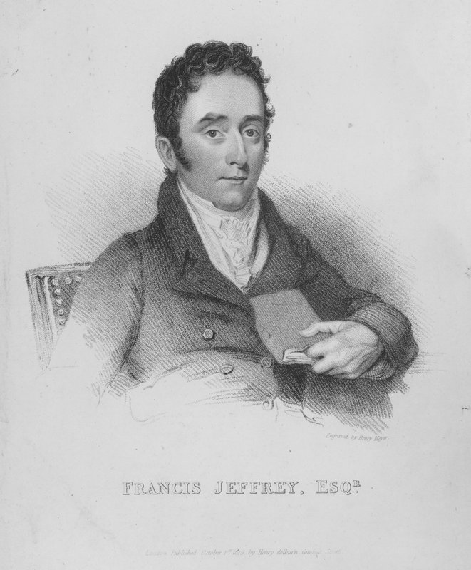 Francis Jeffrey, Lord Jeffrey, juiz escocês, crítico literário e editor do Edinburgh Review de Henri after Meyer
