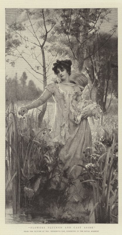 Flores Arrancadas e Deixadas de Lado de Henrietta Rae