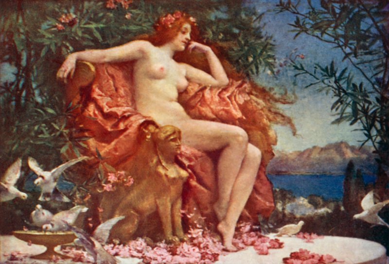 Vênus Entronizado de Henrietta Rae