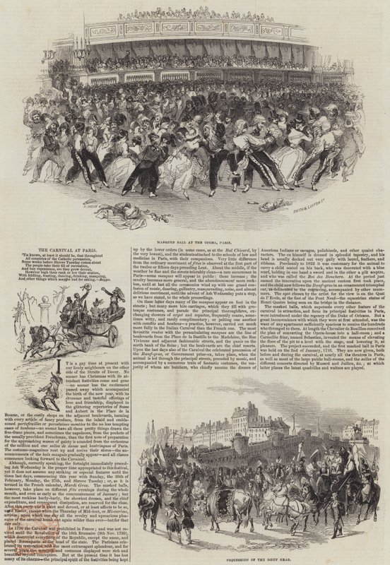O Carnaval em Paris de Henry Anelay