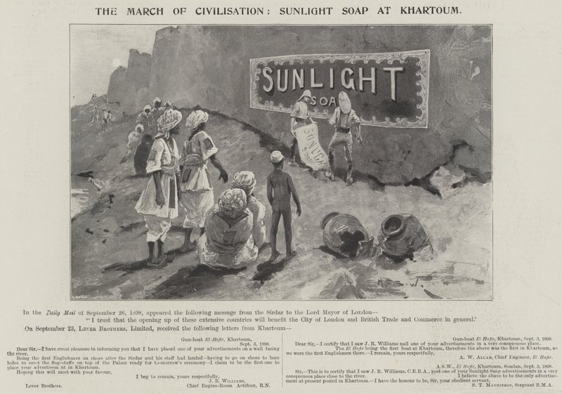 Propaganda, Sabonete de Luz Solar de Henry Charles Seppings Wright