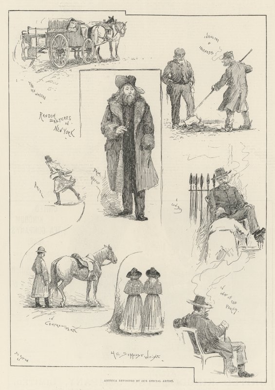 América revisitada pelo nosso artista especial de Henry Charles Seppings Wright