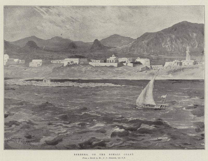 Berbera, na costa da Somália de Henry Charles Seppings Wright