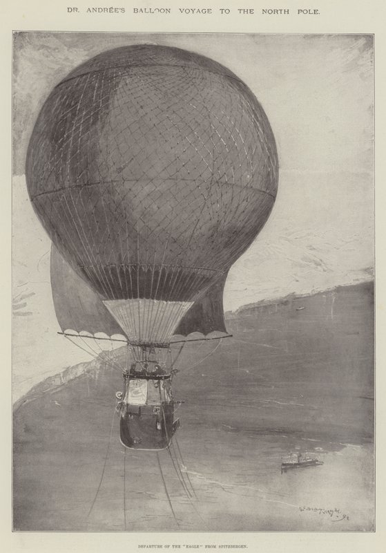 Viagem de balão do Dr. Andree ao Pólo Norte de Henry Charles Seppings Wright