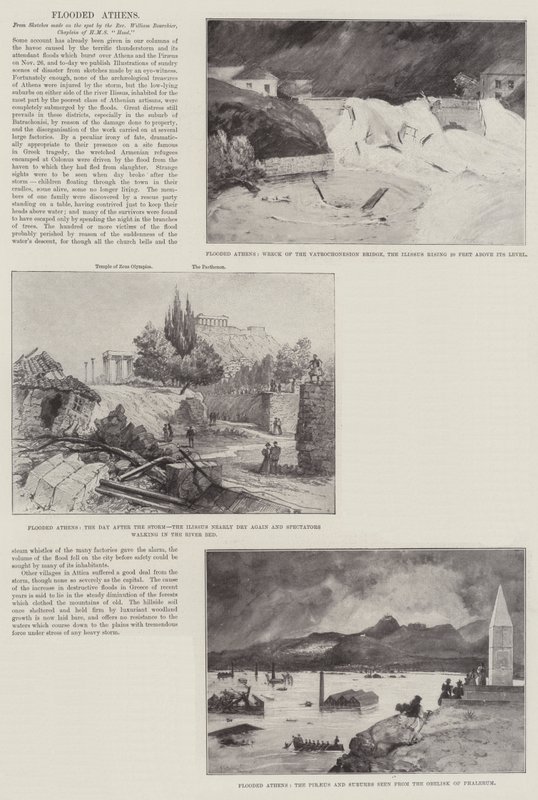 Atenas inundada de Henry Charles Seppings Wright