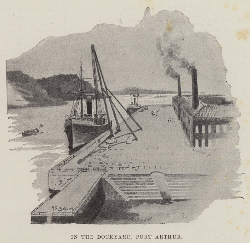 No estaleiro, Port Arthur de Henry Charles Seppings Wright