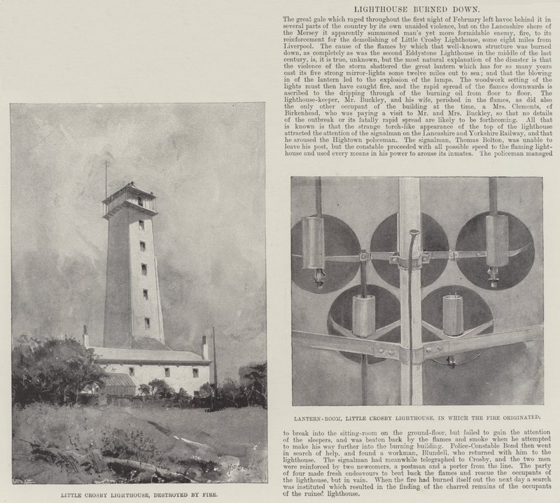 Farol queimado de Henry Charles Seppings Wright