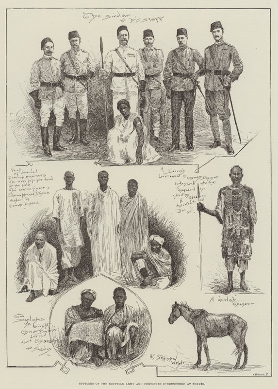 Oficiais do exército egípcio e dervixes se renderam em Suakin de Henry Charles Seppings Wright