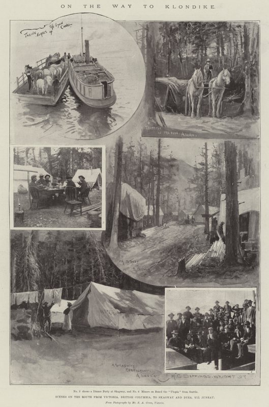 A caminho de Klondike de Henry Charles Seppings Wright