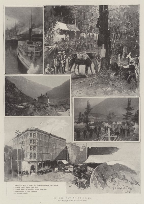 A caminho de Klondike de Henry Charles Seppings Wright