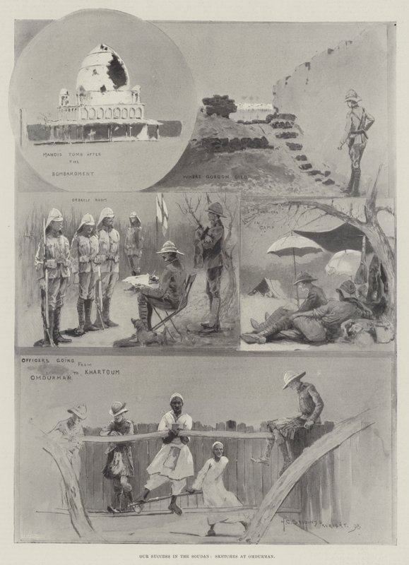 Nosso Sucesso no Sudão, Sketches at Omdurman de Henry Charles Seppings Wright