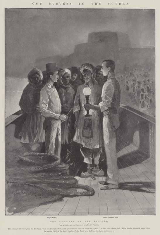 Nosso Sucesso no Sudão, os Cativos do Califa de Henry Charles Seppings Wright