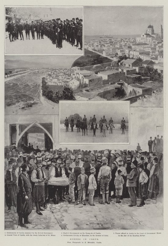 Cenas em Creta de Henry Charles Seppings Wright