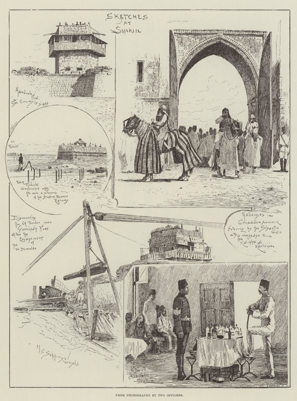 Esboços em Suakin de Henry Charles Seppings Wright