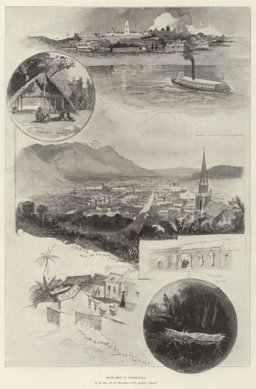 Esboços na Venezuela de Henry Charles Seppings Wright
