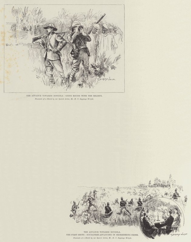 Esboços da Guerra Mahdista de Henry Charles Seppings Wright