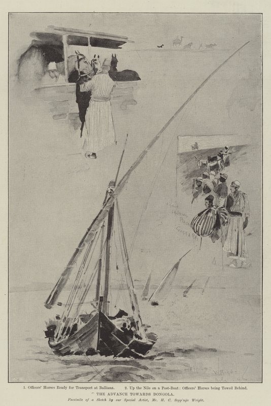 O avanço em direção a Dongola de Henry Charles Seppings Wright