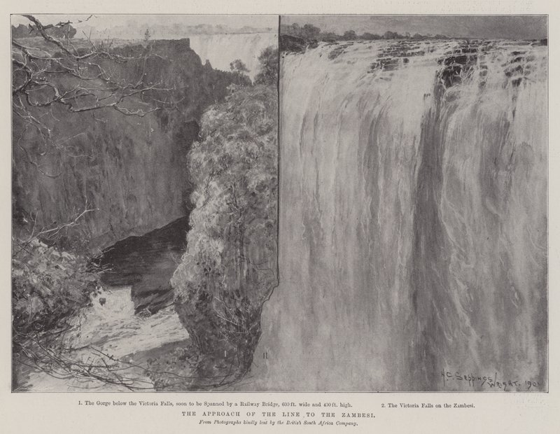 A Abordagem da Linha para o Zambeze de Henry Charles Seppings Wright