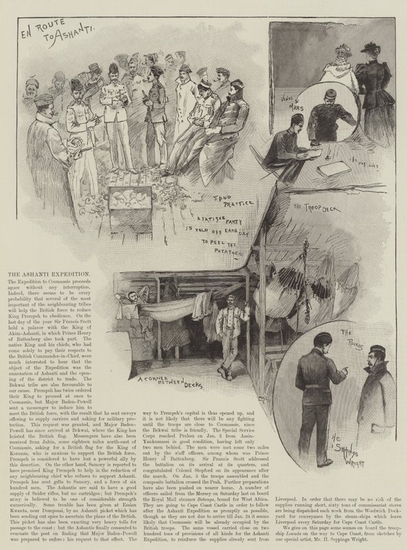 A Expedição Ashanti de Henry Charles Seppings Wright