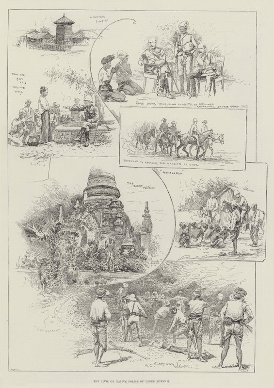 A Polícia Civil ou Nativa da Alta Burmah de Henry Charles Seppings Wright
