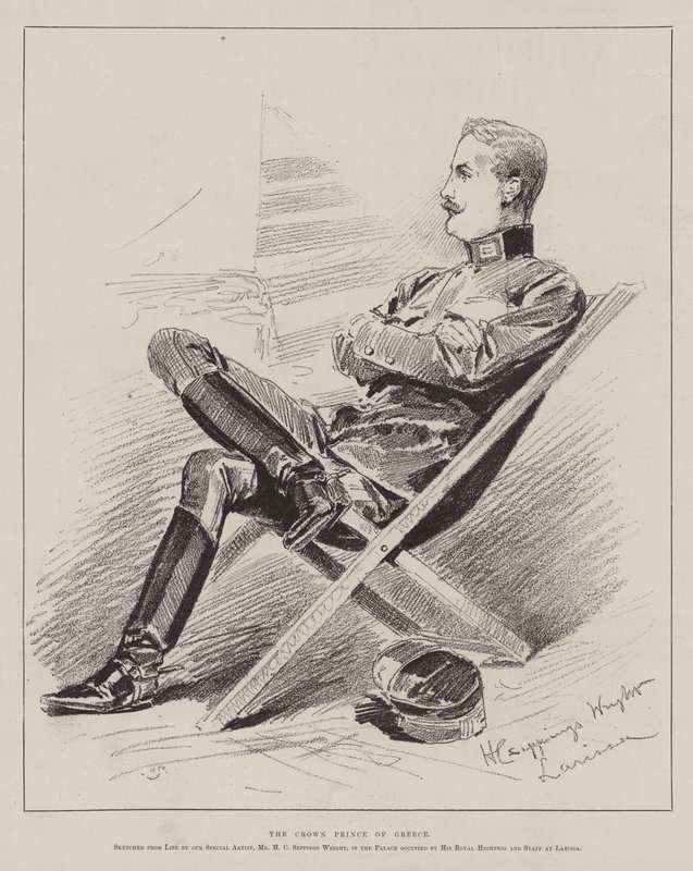 O príncipe herdeiro da Grécia de Henry Charles Seppings Wright
