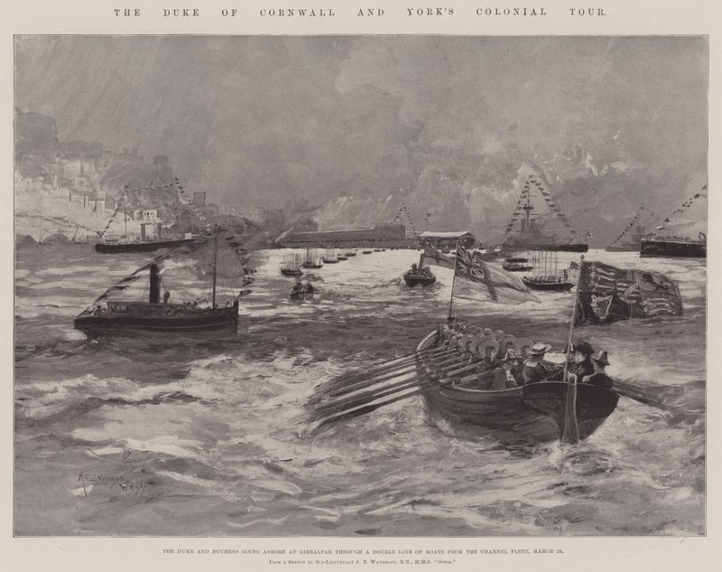 O Duque da Cornualha e a excursão colonial de York de Henry Charles Seppings Wright