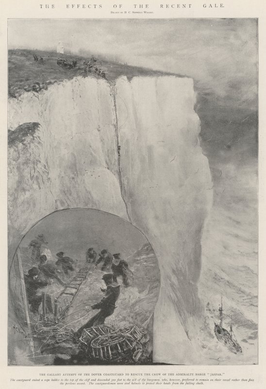 Os efeitos do vendaval recente de Henry Charles Seppings Wright