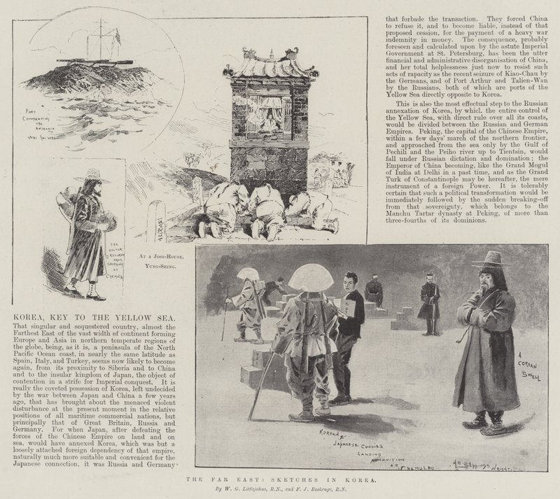 O Extremo Oriente, Sketches in Korea de Henry Charles Seppings Wright