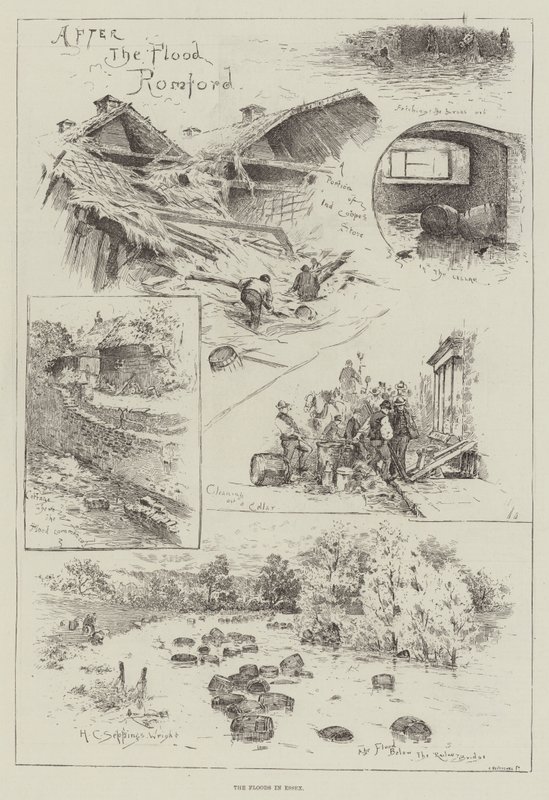 As inundações em Essex de Henry Charles Seppings Wright