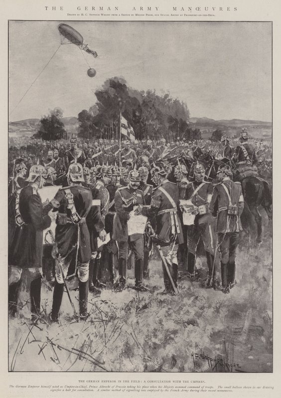 As manobras do exército alemão de Henry Charles Seppings Wright