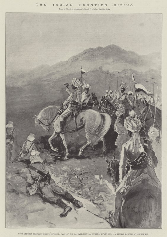 A ascensão da fronteira indiana de Henry Charles Seppings Wright