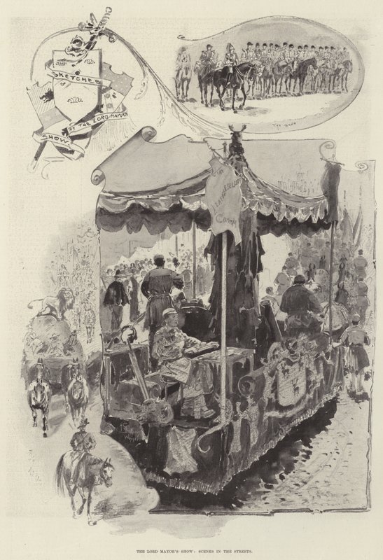 Show do Lord Mayor, Cenas nas Ruas de Henry Charles Seppings Wright
