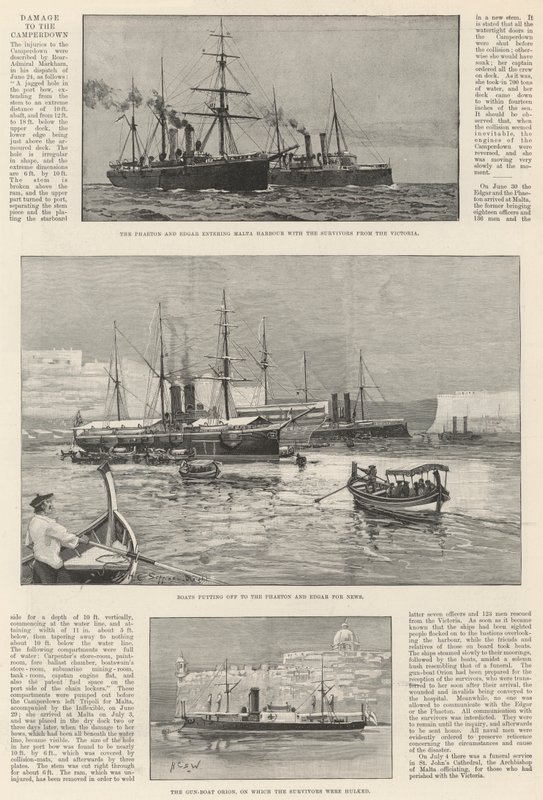 A perda do Victoria de Henry Charles Seppings Wright