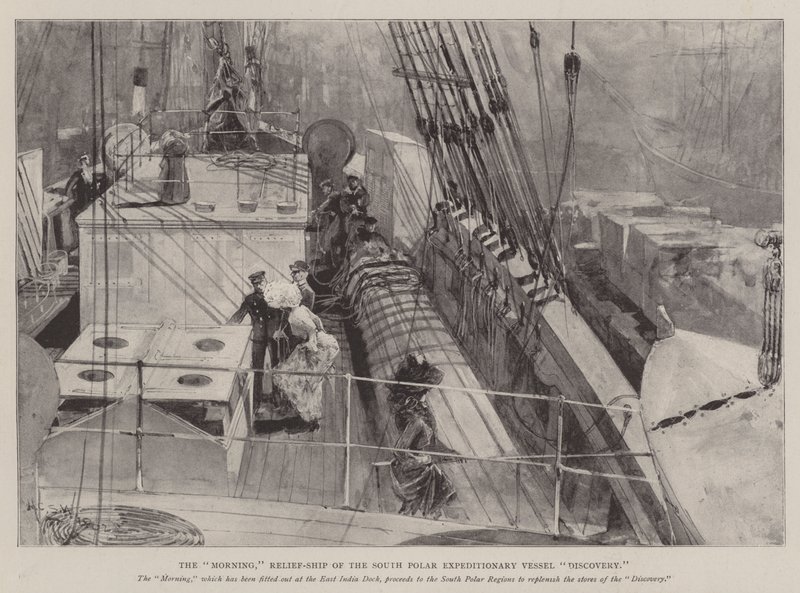 A Manhã, Navio de Alívio da Descoberta do Navio Expedicionário Polar Sul de Henry Charles Seppings Wright