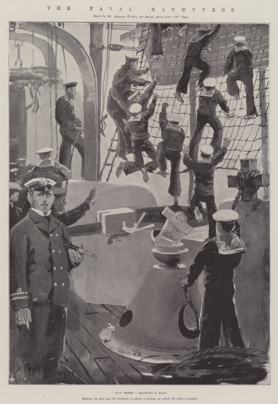 As manobras navais de Henry Charles Seppings Wright