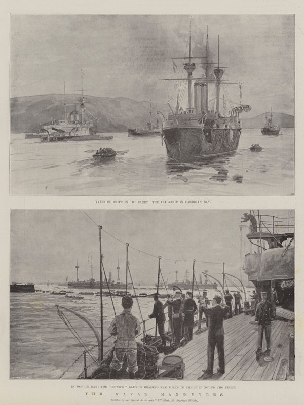 As manobras navais de Henry Charles Seppings Wright