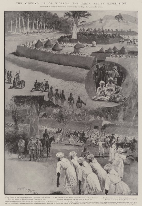 A abertura da Nigéria, a Expedição de Auxílio a Zaria de Henry Charles Seppings Wright