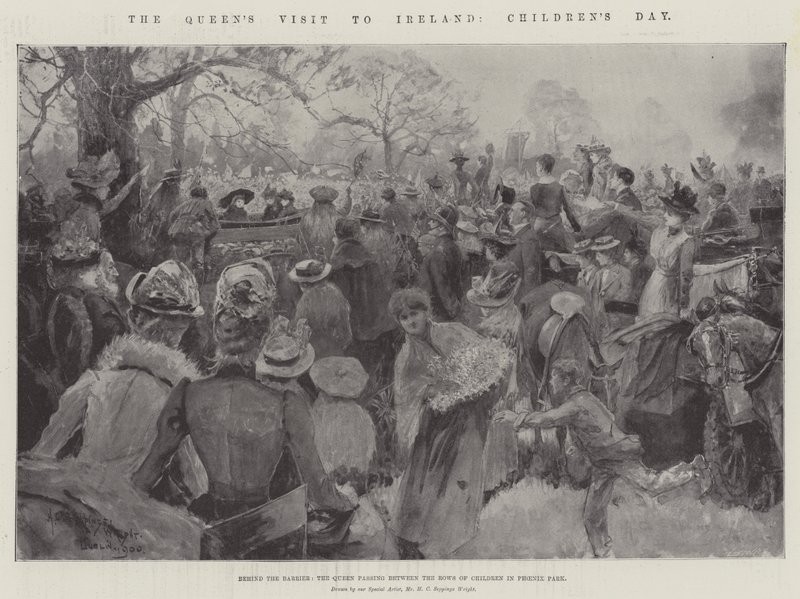 Visita da Rainha à Irlanda, Dia das Crianças de Henry Charles Seppings Wright