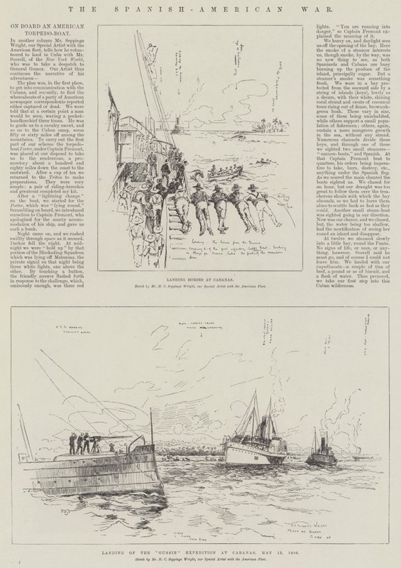 A guerra hispano-americana de Henry Charles Seppings Wright