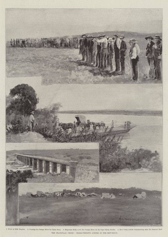 A Crise do Transvaal, Cenas Características nas Repúblicas de Henry Charles Seppings Wright
