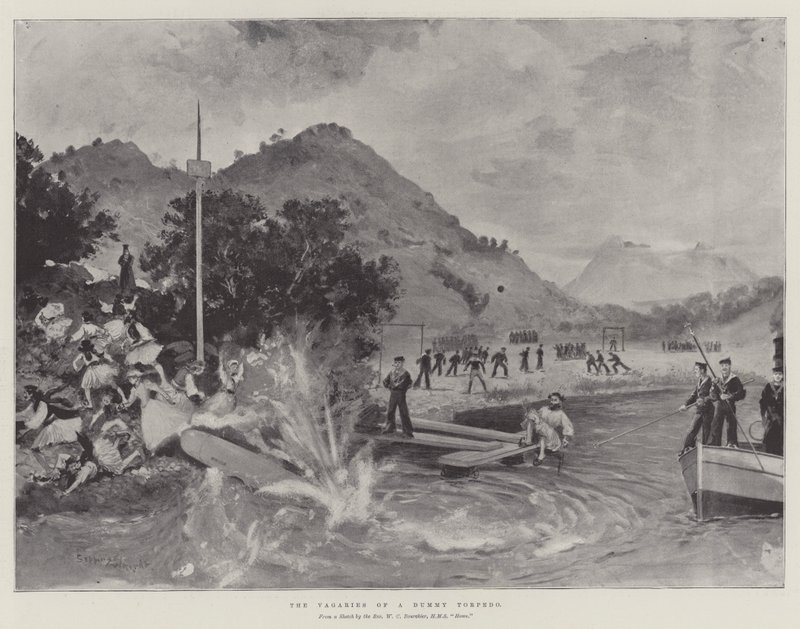 Os Vagaries de um Torpedo Manequim de Henry Charles Seppings Wright