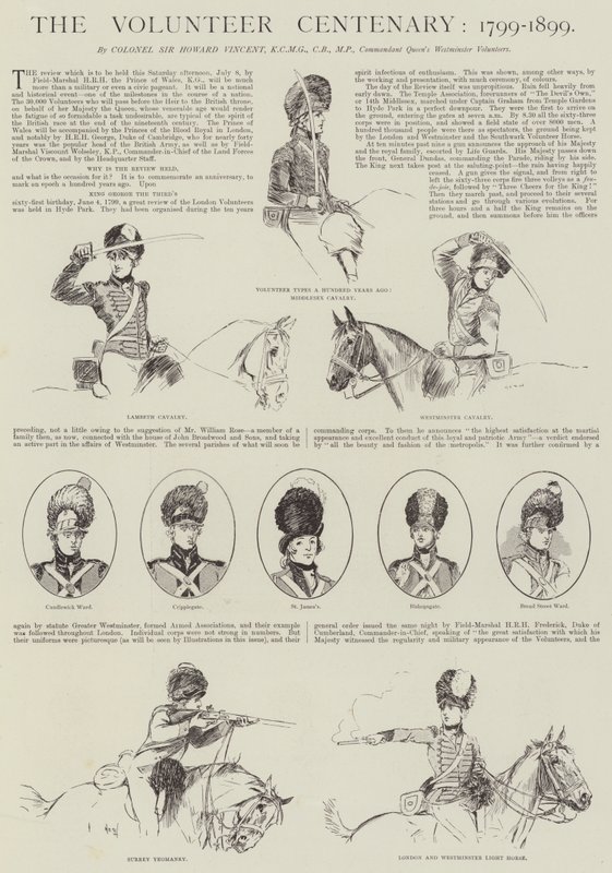 O Centenário Voluntário, 1799-1899 de Henry Charles Seppings Wright