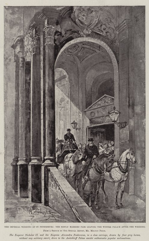 O casamento de Nicolau II, czar da Rússia de Henry Charles Seppings Wright