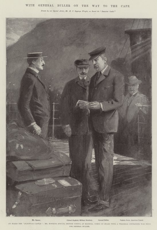 Com General Buller a caminho do Cabo de Henry Charles Seppings Wright