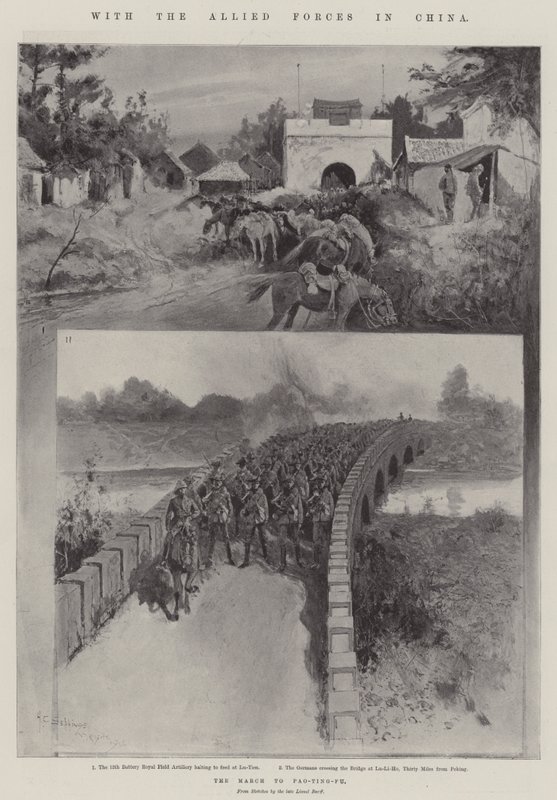 Com as forças aliadas na China de Henry Charles Seppings Wright