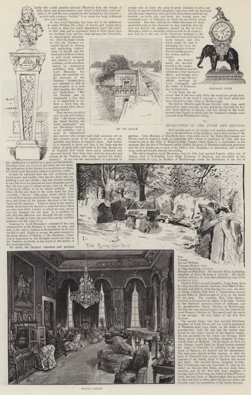 Palácio de Blenheim Ilustrado de Henry Edward Tidmarsh